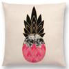 Latest Lovely Happy Cactus Pretty Pineapple Colourful Ice Cream Precious Agate Prints Car Cushion Cover Sofa Throw Pillow Case