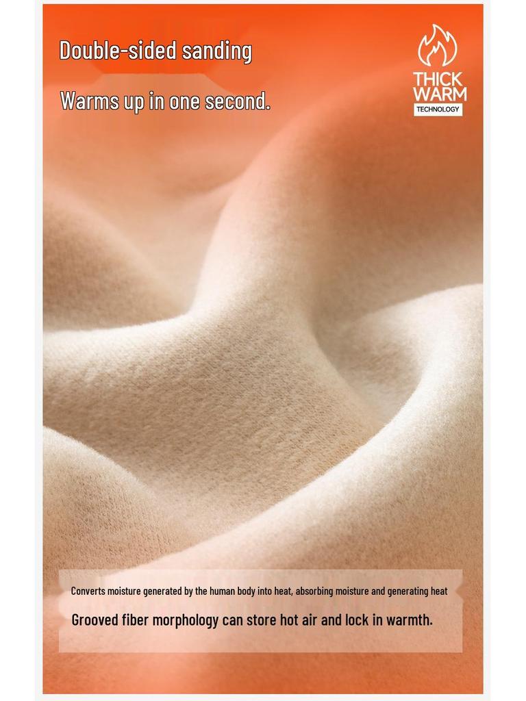 Women's Acrylic Thermal Fleece-Lined Underwear Set