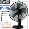Silent 16-Inch Oscillating Desktop Fan for Home, Office, Student Dorm, or Bedside Use