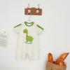 Super Cute Dinosaur Baby Jumpsuit with Snap Crotch for Boys and Girls - Perfect Summer Newborn Clothes