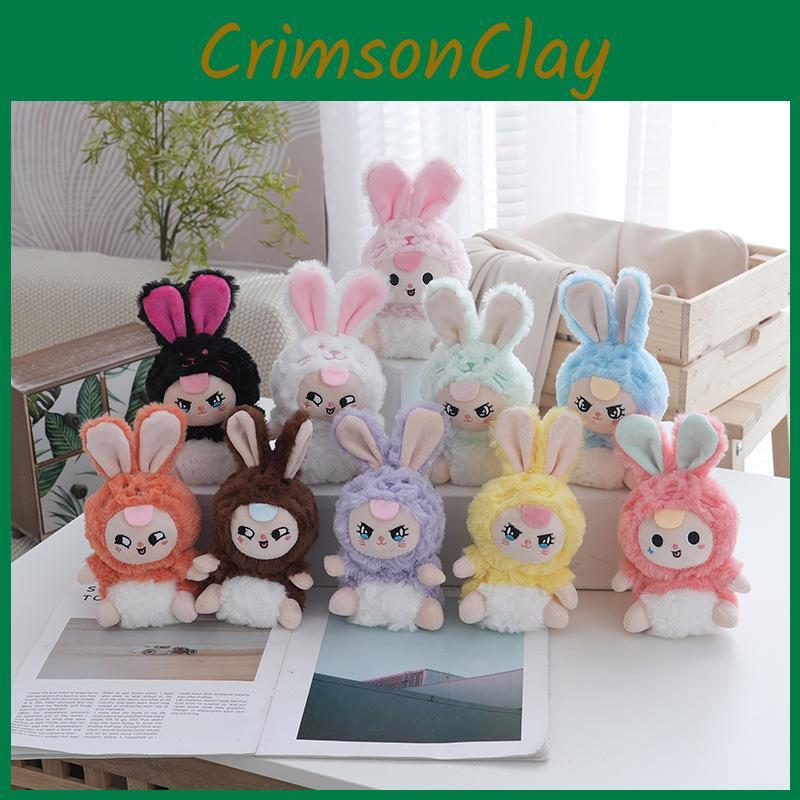 Dreamy Elf Adorable Plush Bunny Keychain Perfect For Stylish Accessories Backpack
