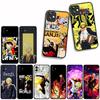 For Apple iPhone 16 15 14 Plus 13 12 Mini 17 Pro Max + 16E Air 16+ ProMax Phone Cover Case Cartoon Sanji ONE PIECE Luffy