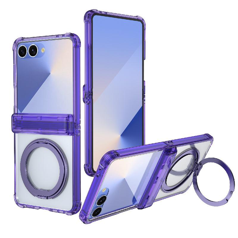 Drop-proof Rotating Magnetic Stand Case for Samsung Z Flip7 - Foldable Screen Protection