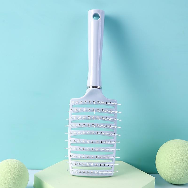 Women's Long Hair Air Cushion Comb with Scalp Massage - Anti-Curling and Fluffy Airbag Design
