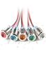 YFFSFDC 6mm DC 12-24V LED Waterproof Indicator Light Pilot Light