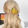 Hair Barrettes Fruit Shape Hair Claw Clips Set Watermelon Strawberry Avocado Accessories Fun Novelty Hair Jewelry For Girls