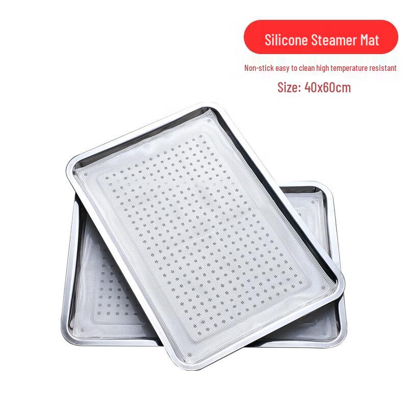 

Square Silicone Steamer Mat