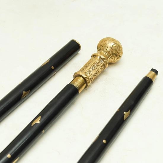 91.44 Cm Walking Stick Handmade Cane with Inlay Design Custom Engraving Gift for Dad, Retirement, Accessory Gift for Men, Women