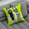 AAya Oosawa And MMitsuki Koga Print Pattern Sofa Cushion Cover Pillowcase Home Party Car Bedding