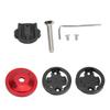 Bicycle Computer Mount CNC Anode 28.6mm Front Fork Diameter 304 Stainless Steel Screws Bike Stem Headset Cover Mount Red
