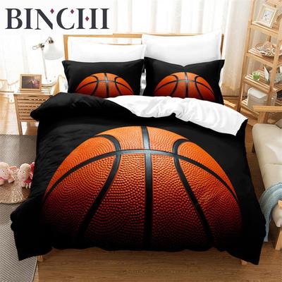 Set Biancheria da Letto Basket Set Copripiumino Set Biancheria da Letto 3d Stampa Digitale Biancheria da Letto Misura Queen Set Biancheria da Letto Design alla Moda