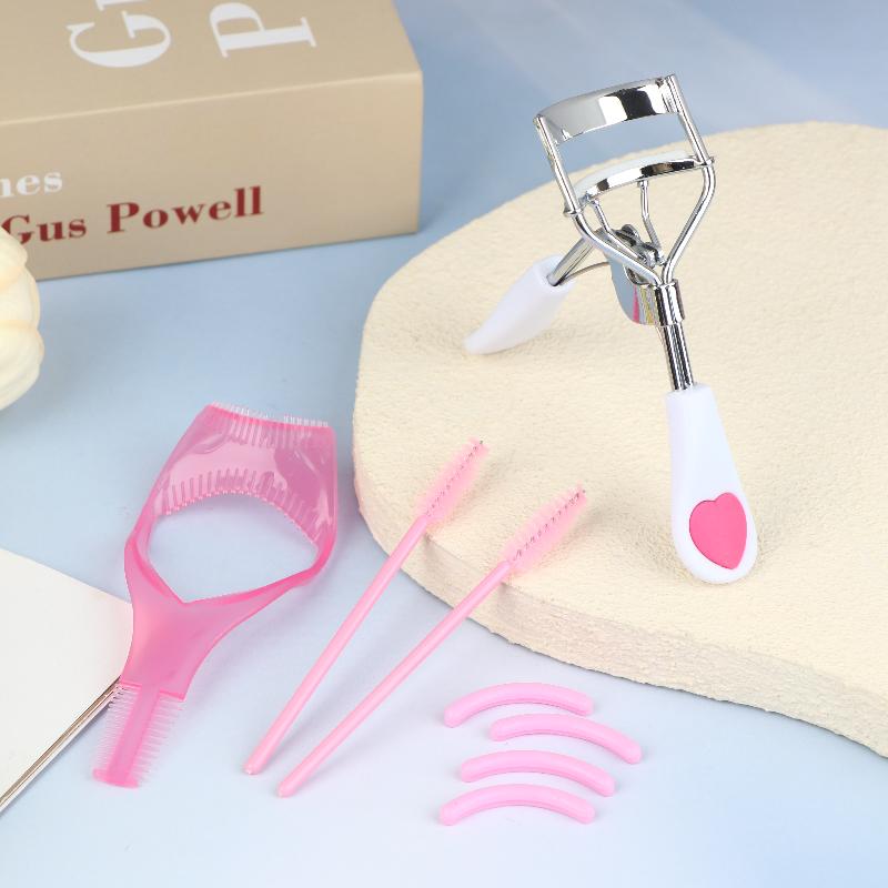 8-teiliges Wimpernwickler-Set mit Ersatzpolstern Für Frauen Wimpernwellen Wimpernhilfe Wimpernbürste Make-up-Werkzeug