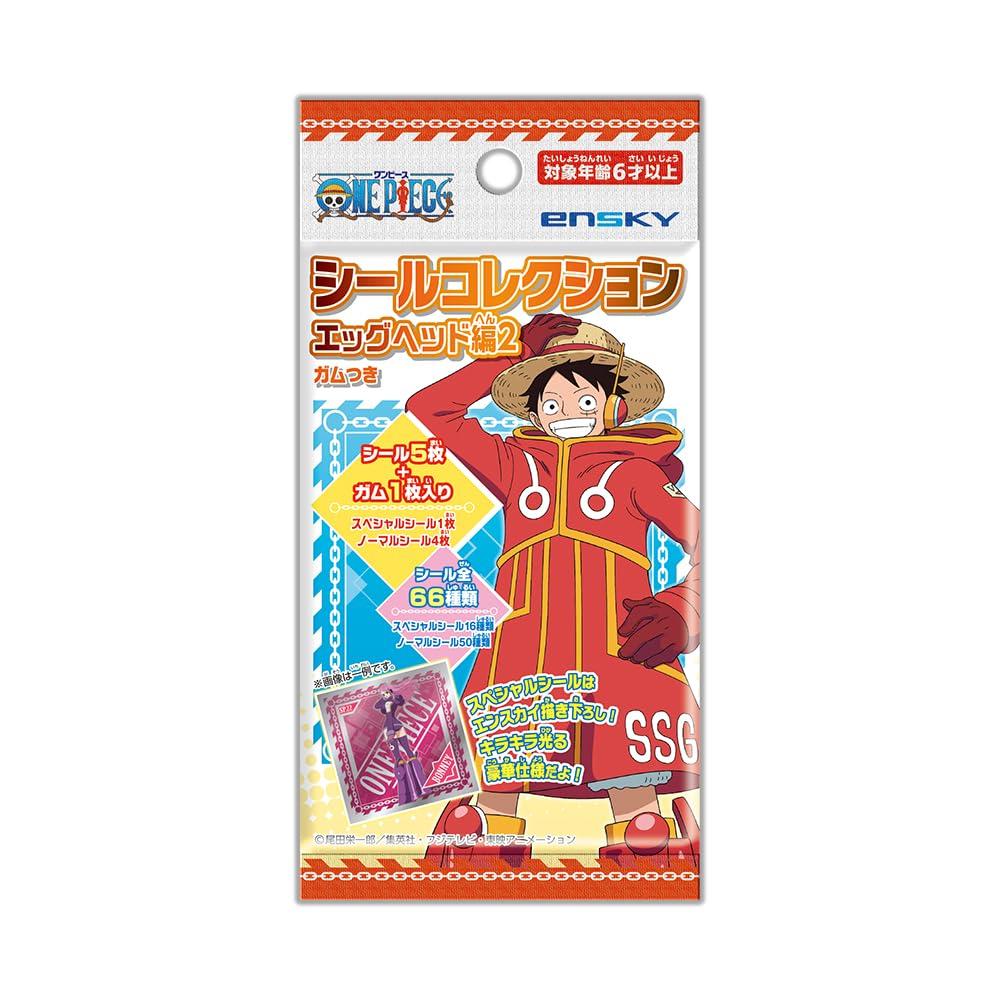 Ensky Коллекция наклеек One Piece Арка Голова-Яйцо 2 с Игрушкой-Газировкой Набор Жвачки, Вкус, Жвачка/Конфета [КОРОБКА 20]