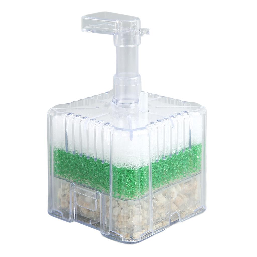 Aquarium Sponge Air Driven Filter Mini Multi Layer Filtration Fish Tank Biochemical Sponge Filter