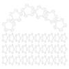 100Pcs Balloon Ring Clips Buckles Reusable Tie Tool for Wedding Birthday Party Balloon Arch Garland Decoration