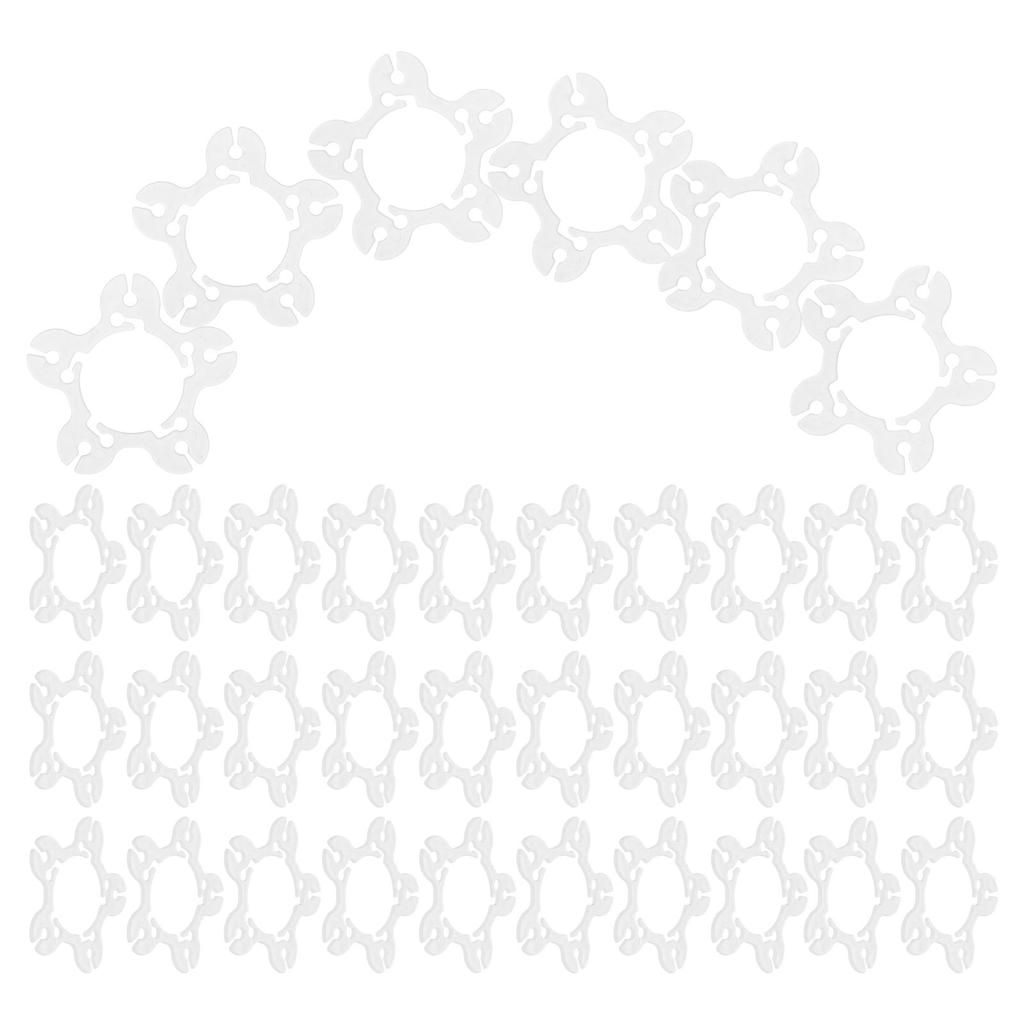 100Pcs Balloon Ring Clips Buckles Reusable Tie Tool for Wedding Birthday Party Balloon Arch Garland Decoration
