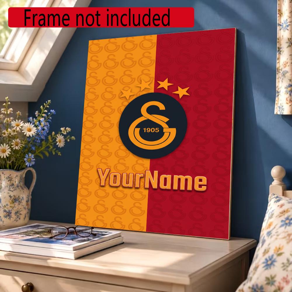 Galatasaray Personalized Name Diamond Paintings Mosaic Wall Round Diamond Art Painting Kits Embroidery Crystal Accessories Frameless