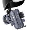 Motorcycle Phone Mount Cradle With Small Helmet Rainproof Handlebar Motor Phone Mount For Bike Motorbike Mountain Road Cycling
