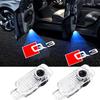For S662pcs LED Car Door Laser Projector Lamp for Audi Q3 2012-2023 2013 2014 2019 2020 2021 2022 Courtesy Ghost Welcome Logo Lights