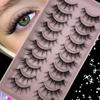 Long Natural Fake Lashes Fluffy Eye Lashes New False Eyelashes  for Women Beauty