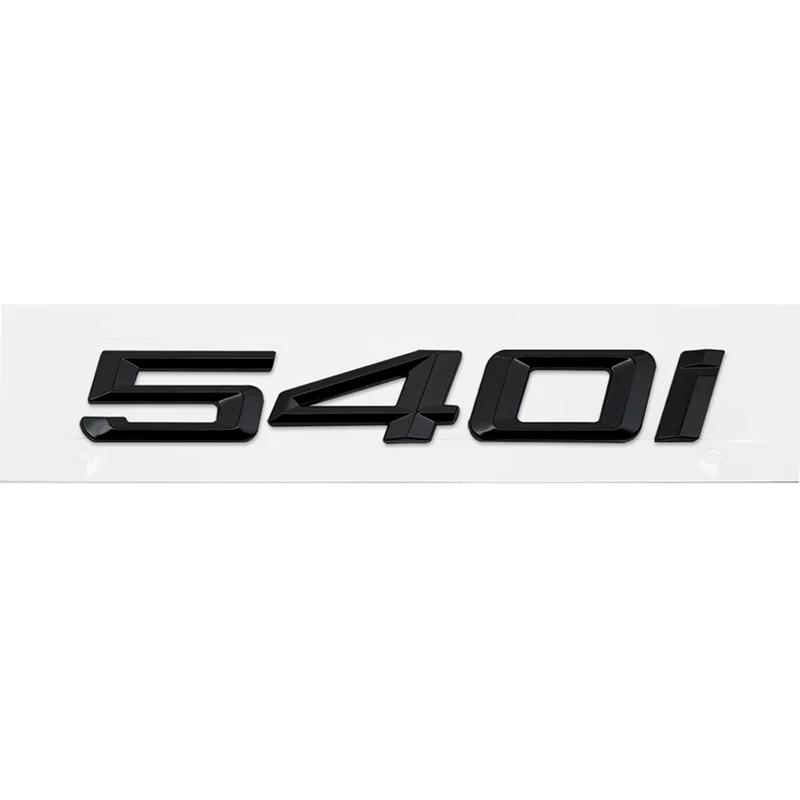 ABS Car Rear Trunk Letters Logo Badge Emblem Sticker For BMW 5 Series 520i 525i 528i 530i 535i 540i 523i E39 E60 E61 F10 F11 G30