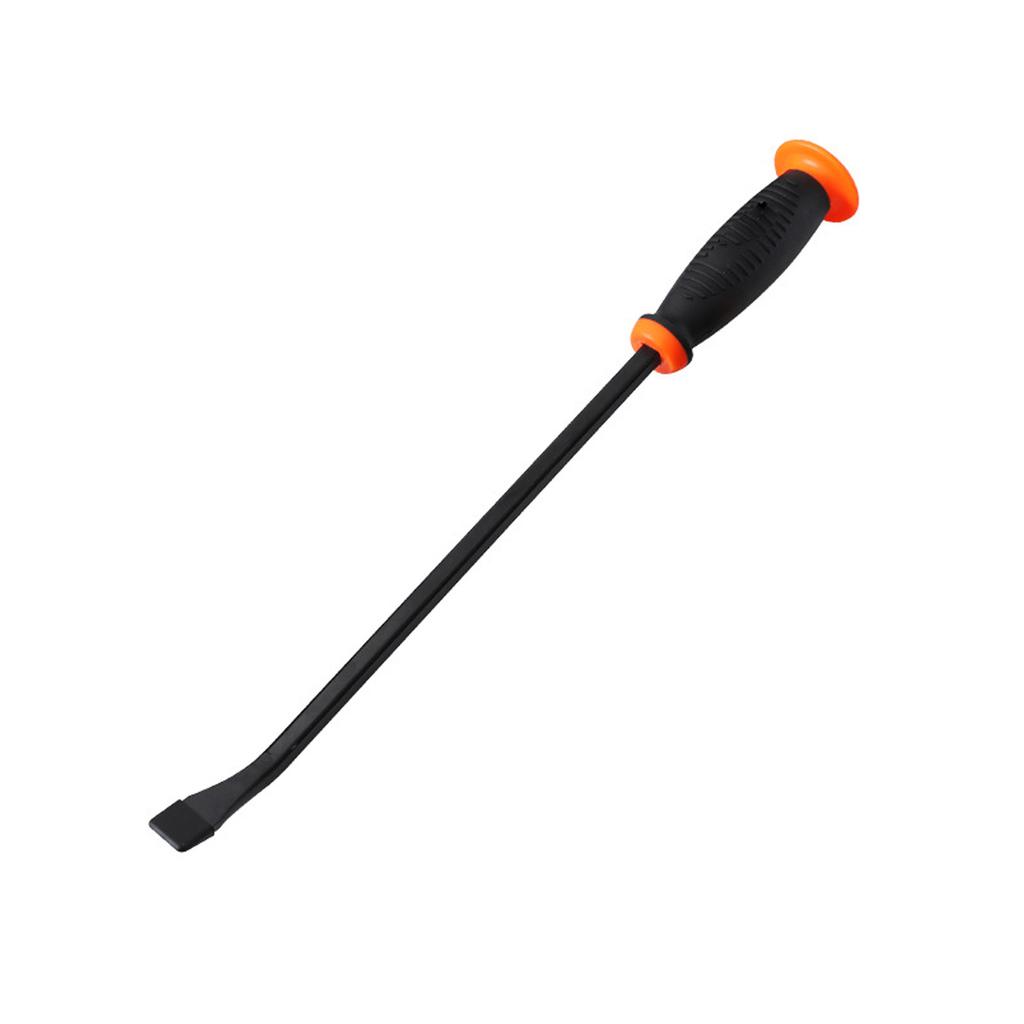 Heavy Duty Utility Pry Bar with Angled Tip and Nonslip Handle Lever Tool for Precisions Prying and Lifting Mechanic Tool