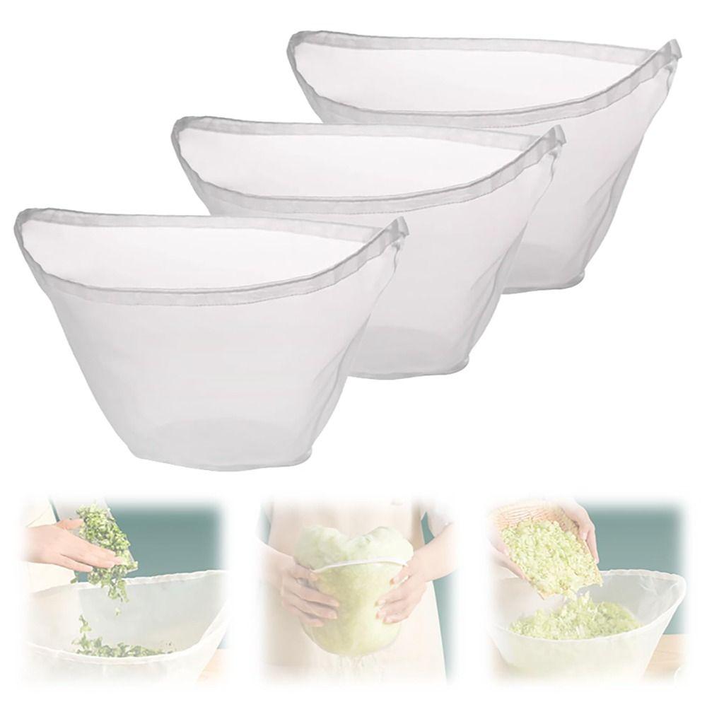 Bowl Shape Cheese Cloth Bag for Straining Reusable Food Dehydrat Strainer  For Stock Cooking