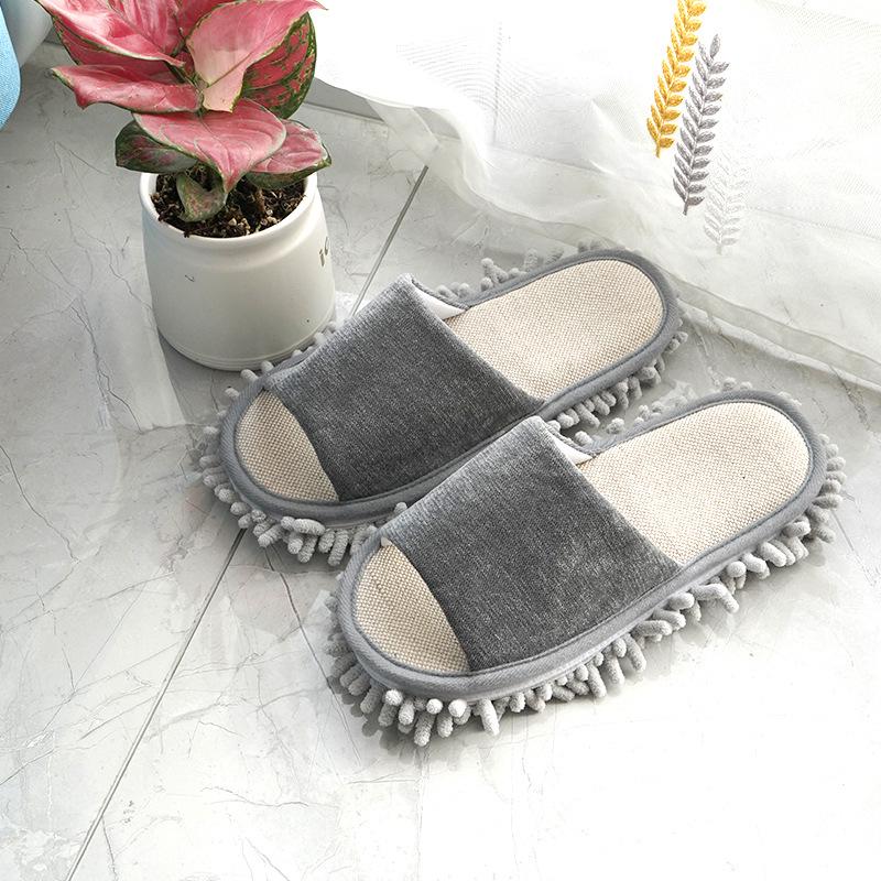 Papuci de mop detașabili și lavabili pentru curățarea silențioasă a podelei