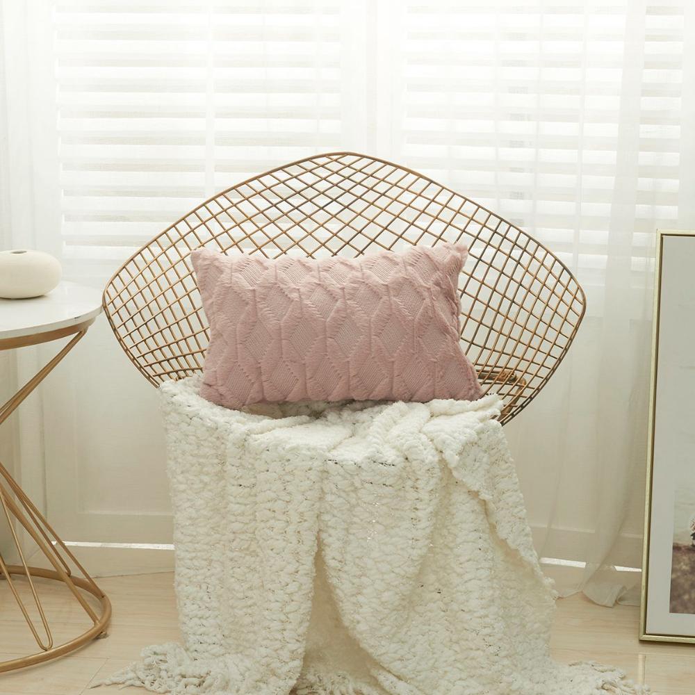 Rhombus Stripe Pillow Cover For Livingroom,Bed Sofa Decor Pillow Case Home Textile Cushion Cover