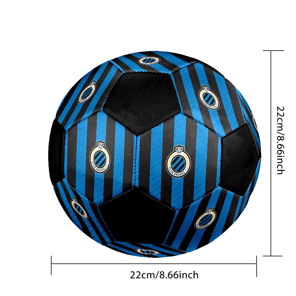 Brugge Soccer Ball Colorful All Ages Machine Stitched PVC Competition Ready Durable High-Bounce.SIZE5
