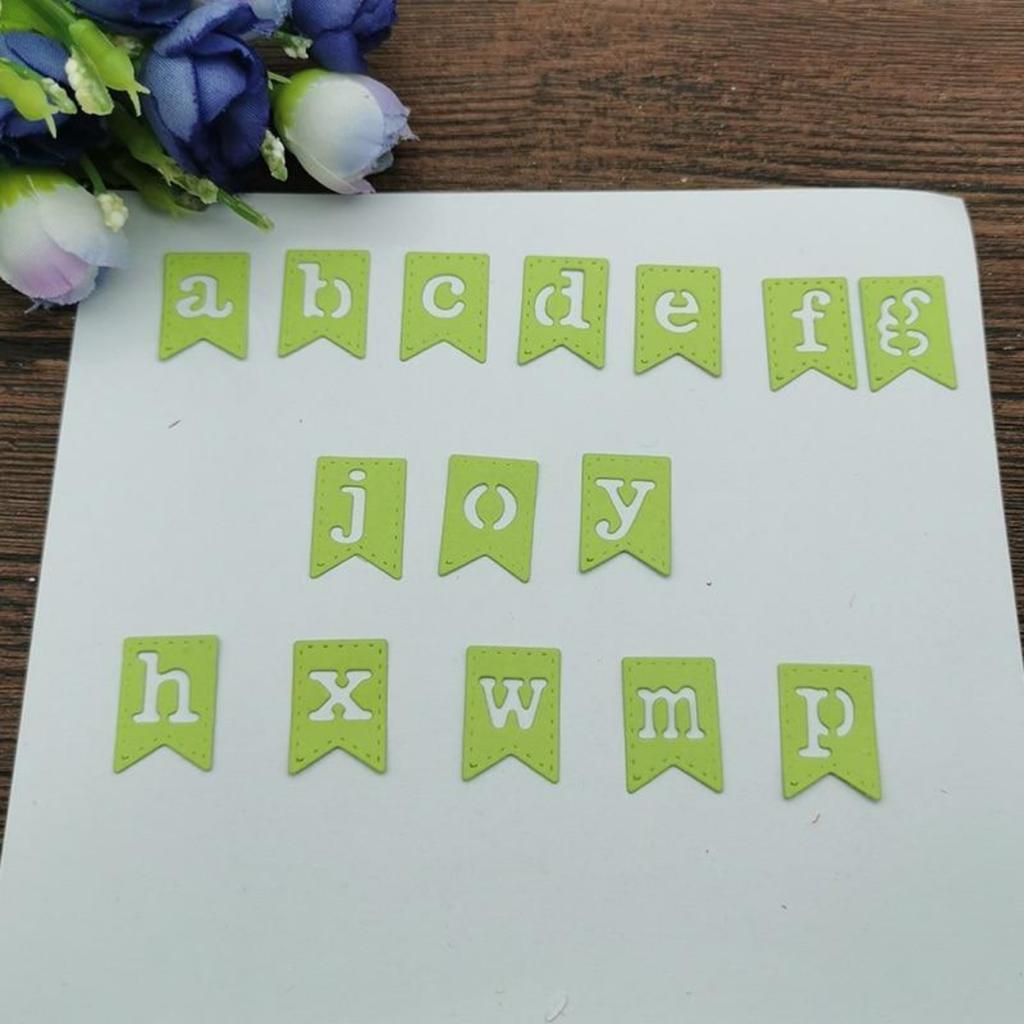 1PC Mold Letter Symbol Banner Metal Cutting Dies Stencils for DIY Scrapbooking Decorative Embossing Handcraft Die Cutting Template