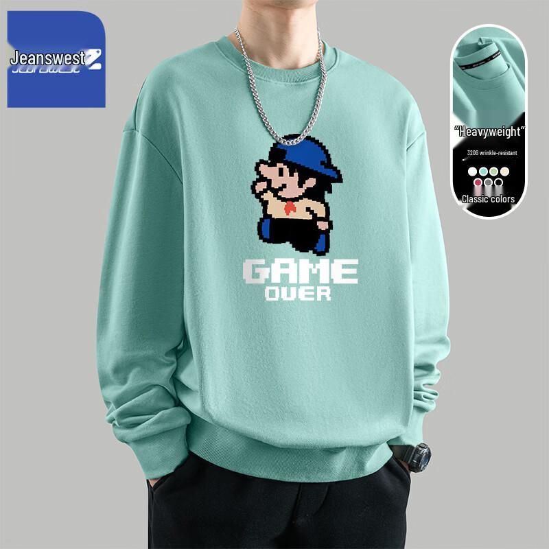 Jeanswest Men's Game Over Graphic Long Sleeve Tee