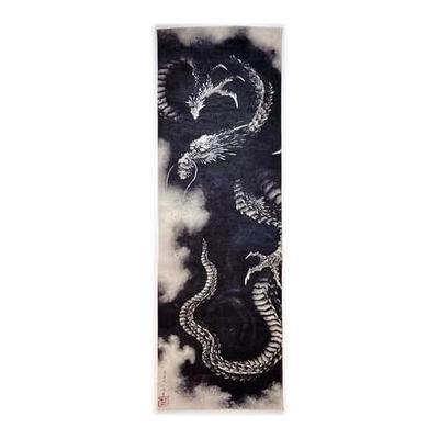 Ukiyo-e Ručník Tenugui - Mračno s drakem od Hokusai - 100% Bavlna - Vyrobeno v Japonsku