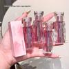SHAQINUO Moisturizing Water-Gloss Lip Glaze: Translucent, Long-Lasting, Youthful Low Saturation Lipstick.