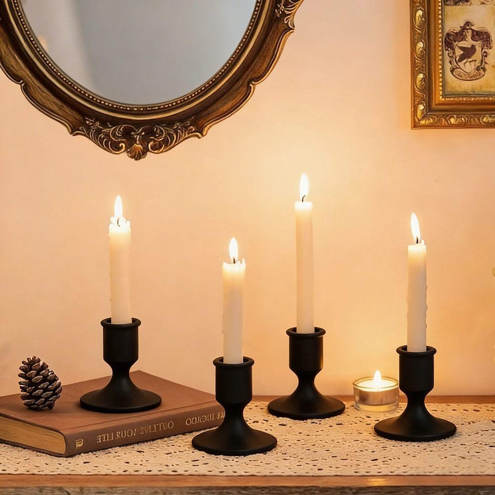 Metal Taper Candlestick Holders Table Centerpiece Candle Stands  Home Decoration