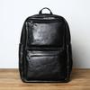 NZPJ Leather Men's Backpack European and American Fashion Travel Bag Vintage Head First Layer Cowhide Leisure Backpack