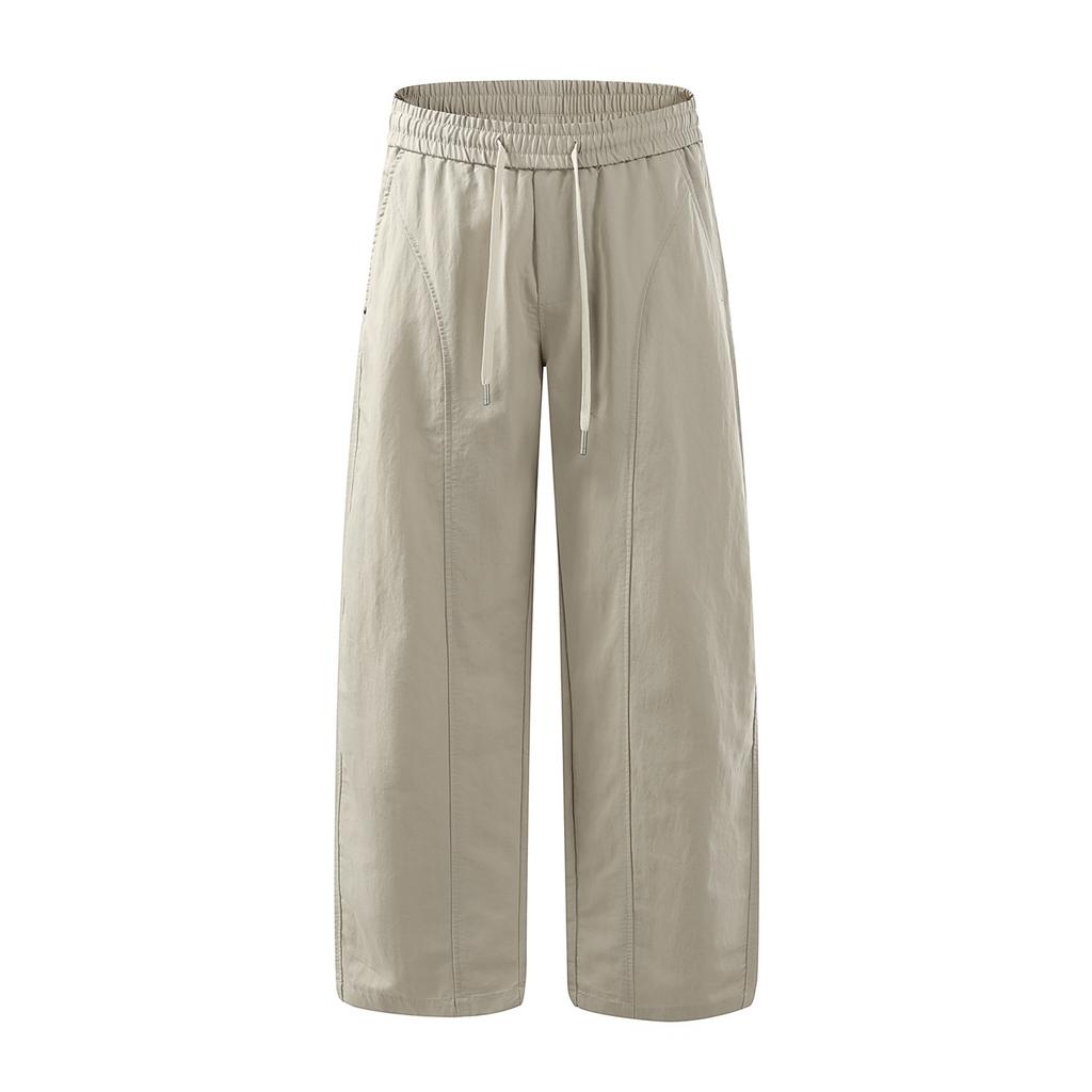 High-end French Tencel Lyocell Commuter Casual Pants Men's Summer Thin Cold Comfortable Straight Pants
