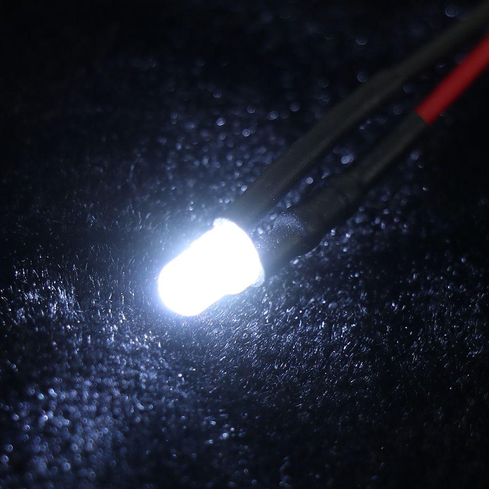 10pcs 3mm 12V LED Light Red White Yellow For 1/10 RC Crawler 1/14 Tamiya RC Truck Drift Car Truck Toys SCX10 SCANIA G63
