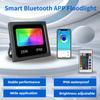 25W RGB Projection Light Intelligent Bluetooth APP Flood Light Landscape Stage Lighting RGB Floodlight