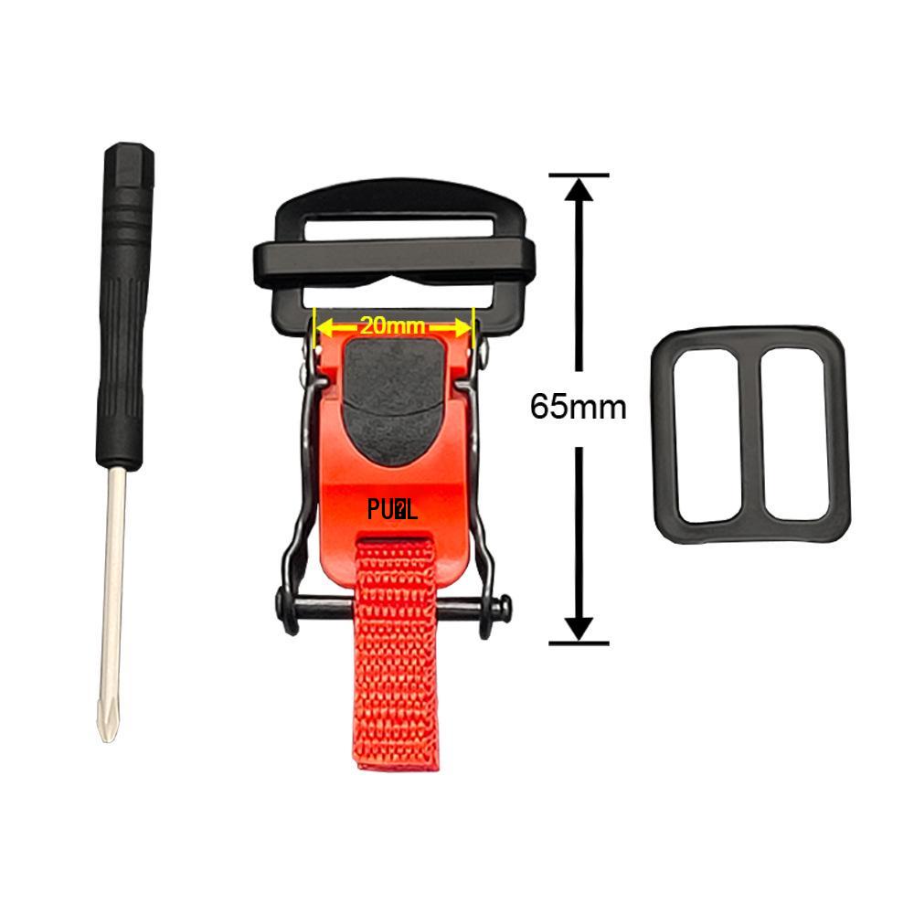 Quick Release Safety Buckle for AGV, SHOEI, HJC, ARAI, MT, KYT Helmets