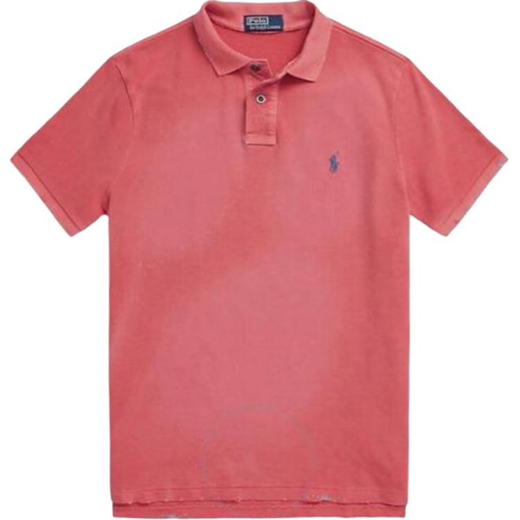 

Polo Ralph Lauren Logo Embroidered Loose Fit Short Sleeve Polo Shirt Men tops 710904588-002 L