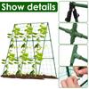 Treliça para Plantas em A Kit de Treliça para Escalada de Vegetais à Prova de Ferrugem com Rede de Escalada Suporte para Treliça de Pepino para Jardinagem ao Ar Livre