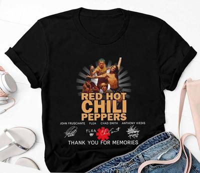 Red Hot Chili Peppers 2024 Turné Signaturtröja Unisex T-shirt