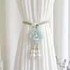 2Pcs Minimalist Floral Curtain Tiebacks Modern Curtain Holdbacks  Hanging Ornament