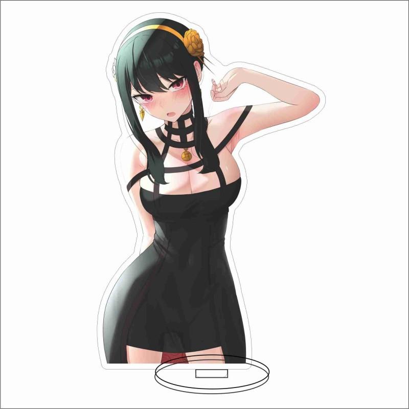 15CM SPY×FAMILY Anime Figure Yor Forger Cosplay Sexy Style Acrylic Stands Model Tabletop Decor Props Standing Sign Fans