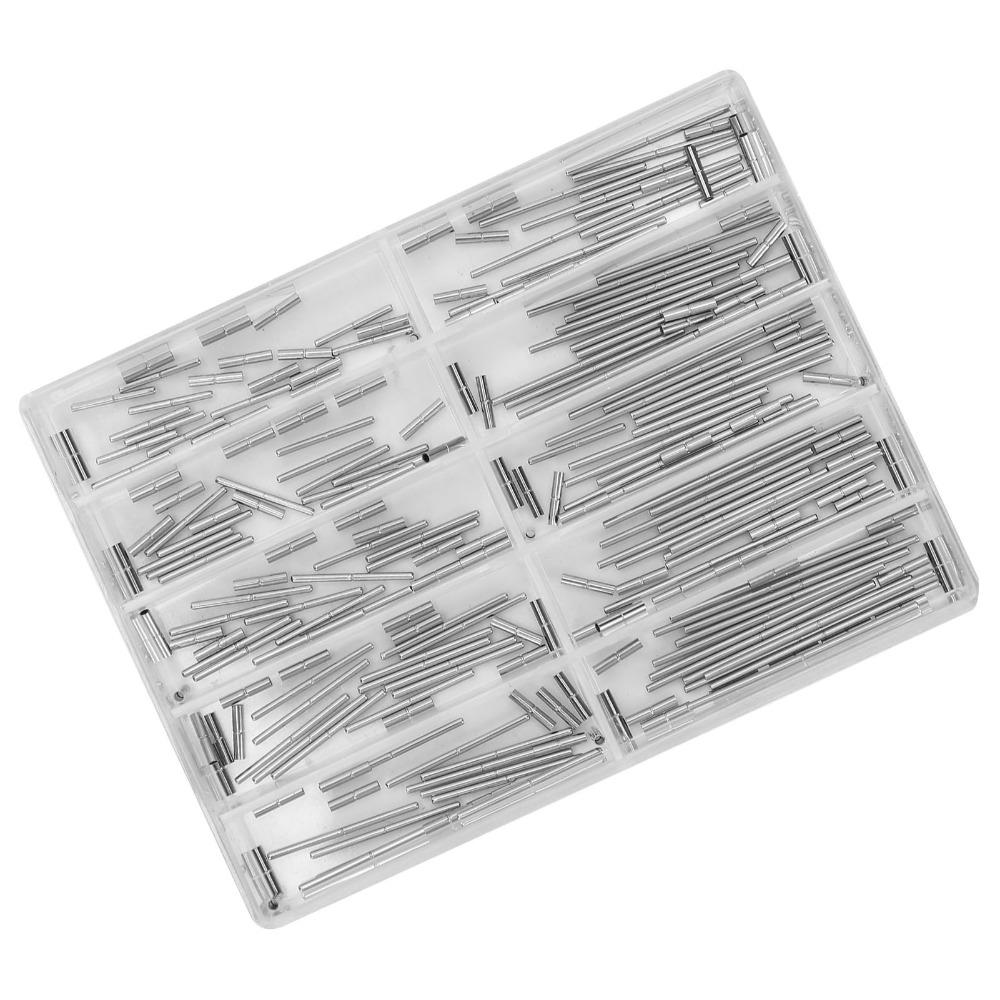 Stainless Steel Watch Strap Tubes Pins Alloy Material Separate Compartments Watch Repairing Tool Watchband Tubes Pins