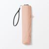 MUJI Lightweight Folding Umbrella for Sun and Unisex Light 50cm Rib Length Rain, Adult, DEA03A5A, Pink,