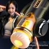 Real Vagina Pussy Heated Automatic Masturbator Male Telescopic Rotating Masturbation Cup Adult Sex Toy Shop for Men Sexy Machine