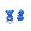 1PC Sitting Bear Mini Craft Fairy Garden Ornament Resin Kawaii Love Bear Figurines Miniature Dollhouse Home Decoration