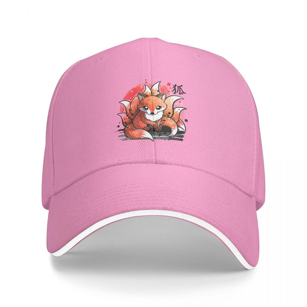 Nine Tailed Fox Baseball Caps Snapback Unisex Women Hats Outdoor Adjustable Casual Cap Baseball Hat Polychromatic Customizable